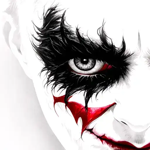 Joker Face One Eye