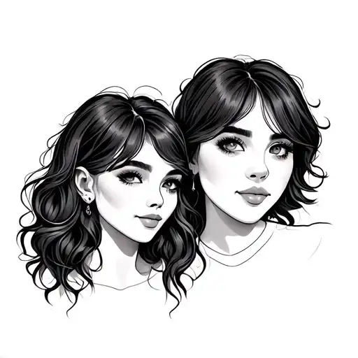 Best Friend Tattoo Matching Simple