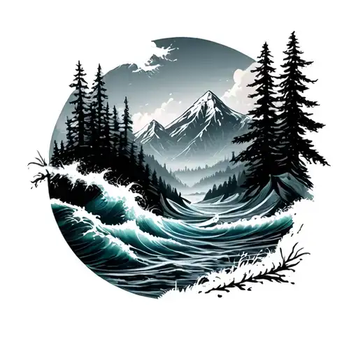 Mountain Wind Ocean Forest Speed