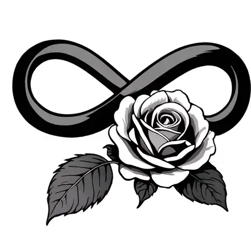 Rose Infinity Sign