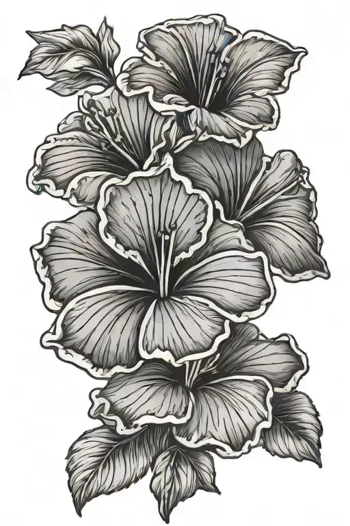 Petunia Flower With Date