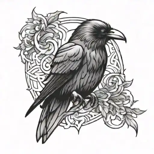 Raven Half Sleeve
