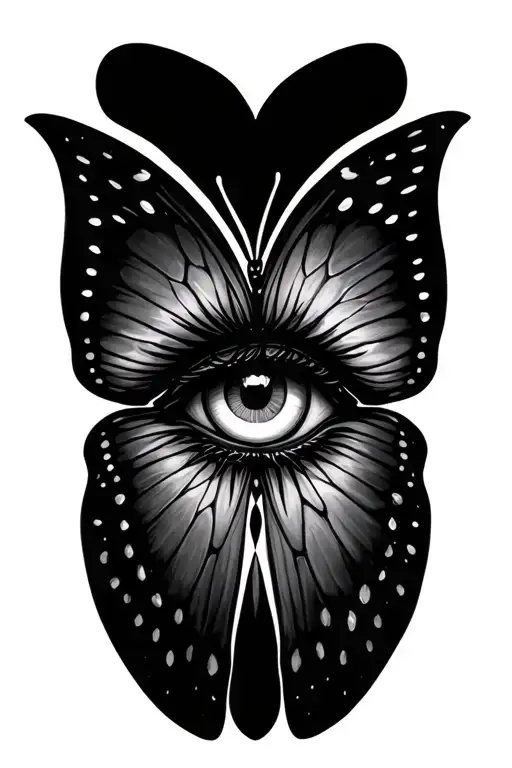 Human Eye Butterfly