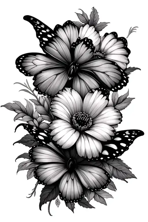 Flowers Temp Butterfly