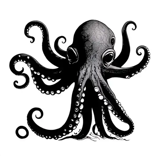 Baobab And Giant Octopus