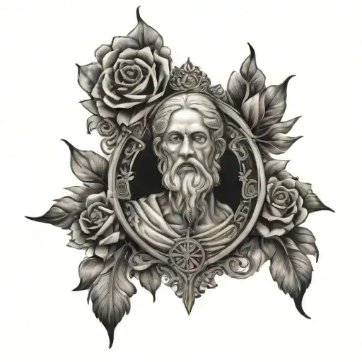 Leg Tattoos Religious