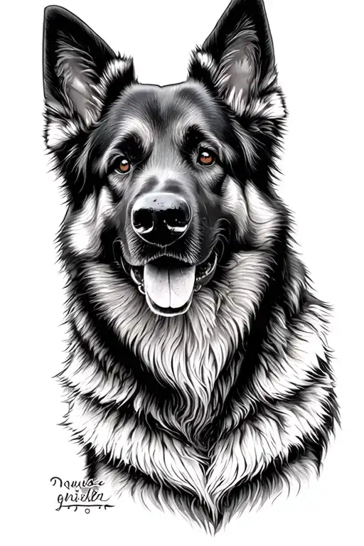 Nature German Shepherd Dog