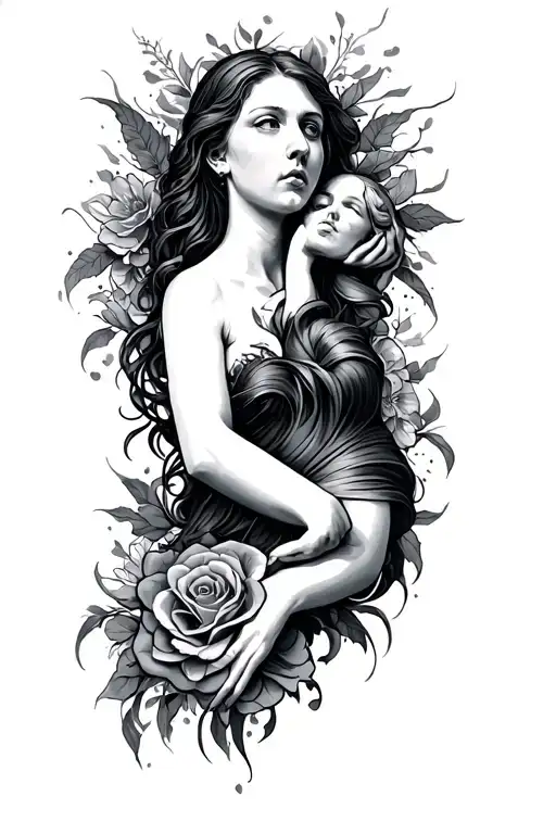 Overcoming Sexual Abuse Symbolism Half Sleeve