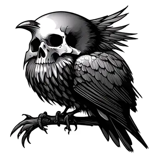 Bird And Skull