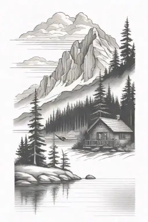 Add A Man Fishing In Front