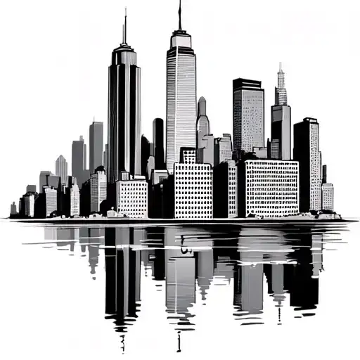 Chicago Skyline With Willis Tower In The Middle