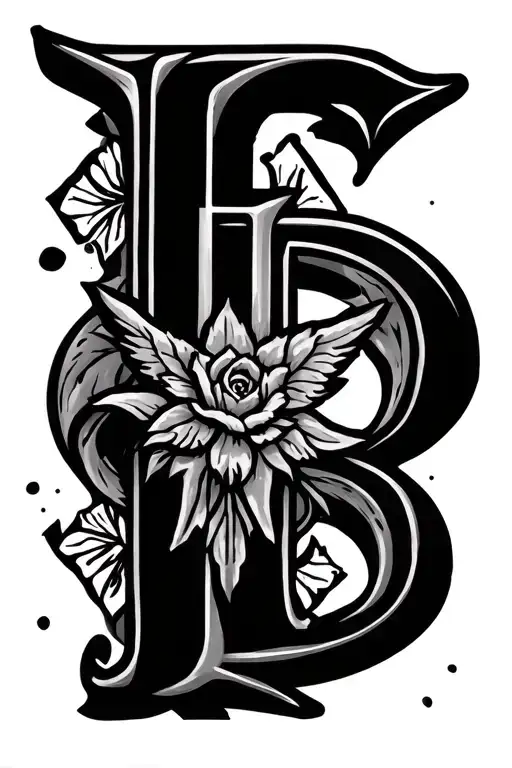 Faith Capital Letters Tattoo Going Down