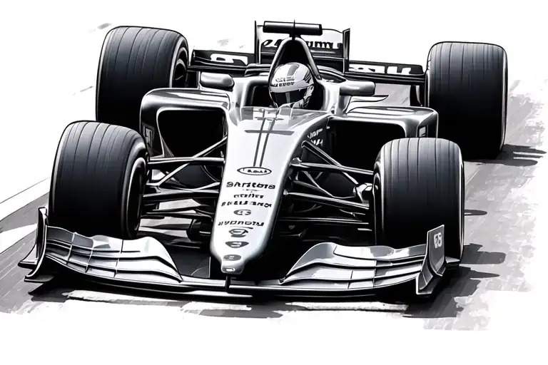 Formula 1 Car Driving