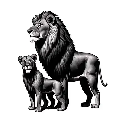 Lion Family