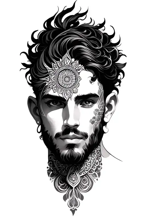 Masculine Gemini With Mendala Dedicated