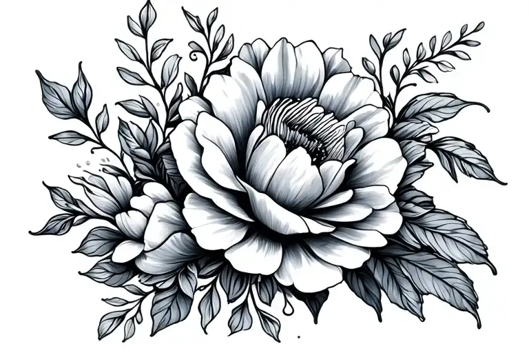 Pretty Flowers And Flowy Lines With Designs That Are Whimsical