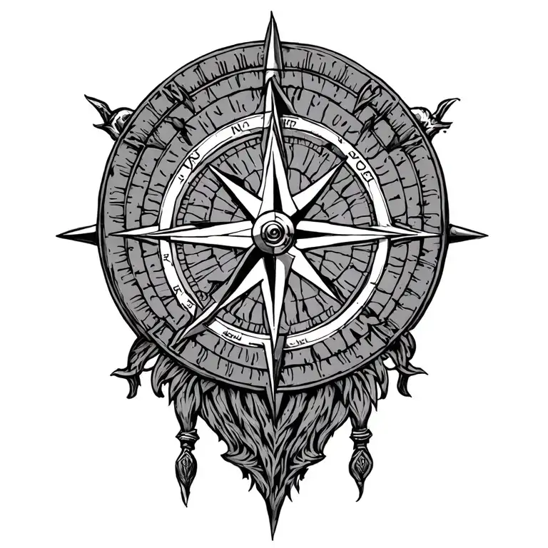 Vegvisir Viking Compass