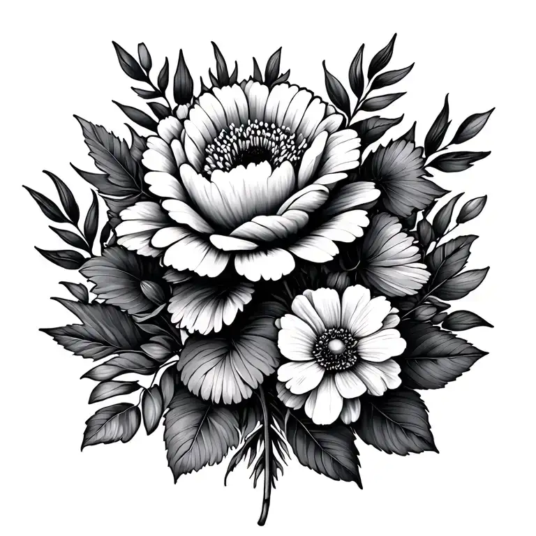 Birth Flower Bouquet