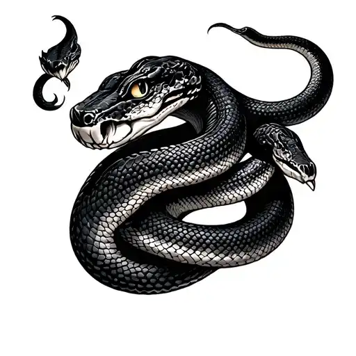 Cover Cruz Negra With Snake