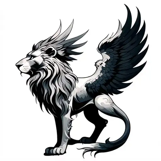 Phoenix And Lion