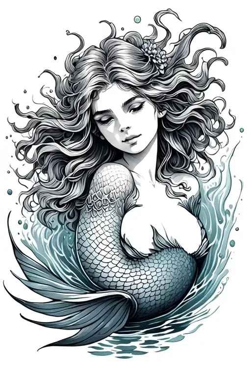 Mermaid Swimming