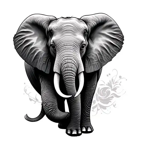 Forearm Tattoo Elephant