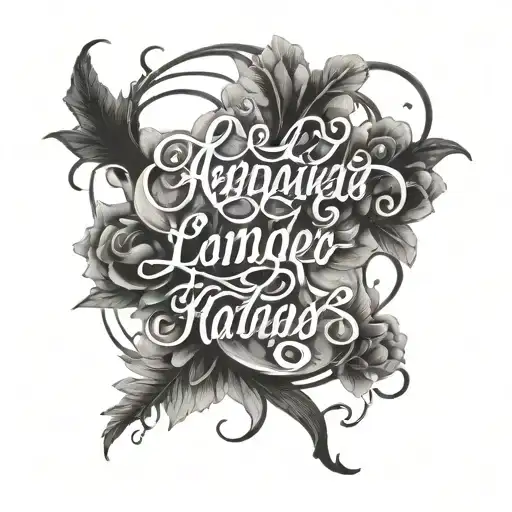 Quote In Calligraphy Style