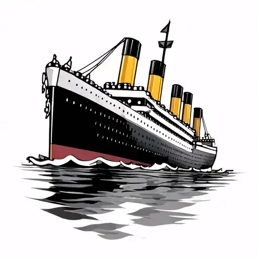 Lego Titanic Ship Cartoon
