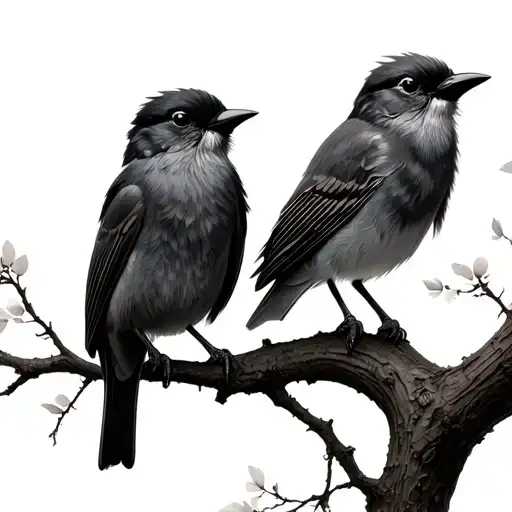 Family Tree Birds And Ciloette