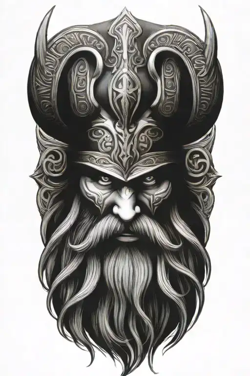 Viking Worrior Face