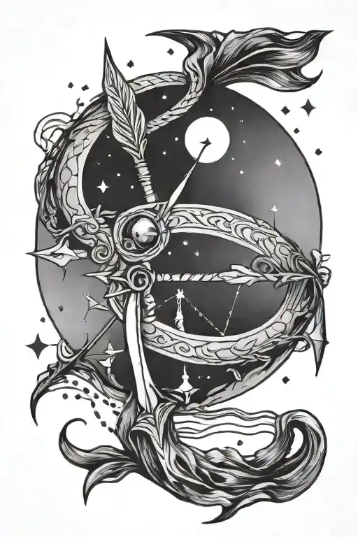 Moon Arrow Intertwined