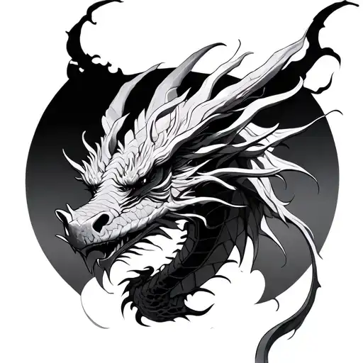Fine Line Dragon