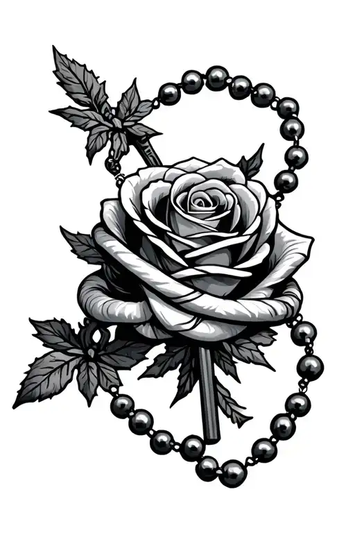 Rosary Wrapped Loosely