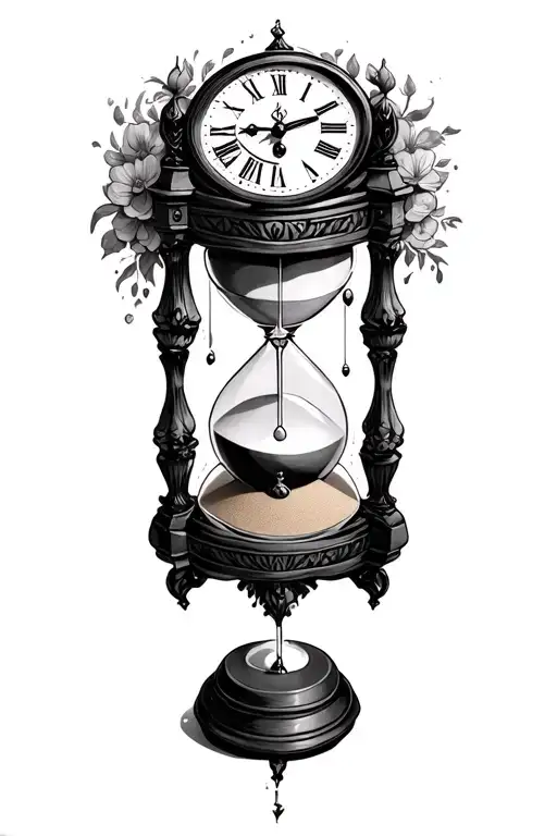 Sand Clock That Speak Of The Meaning Of The End Of Time For Life