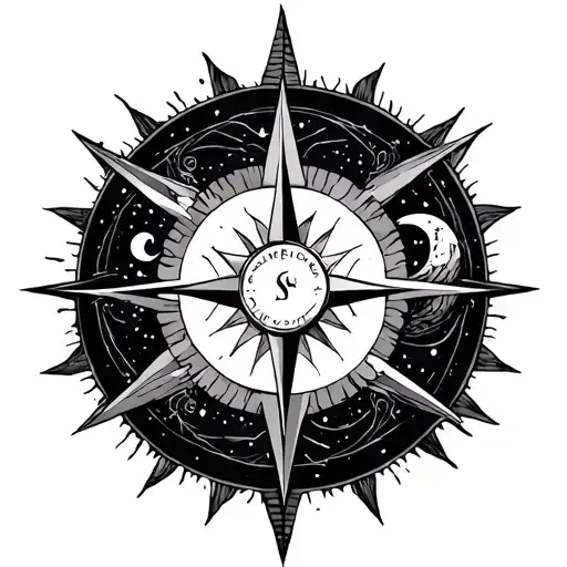 Sun Moon Compass Friendship