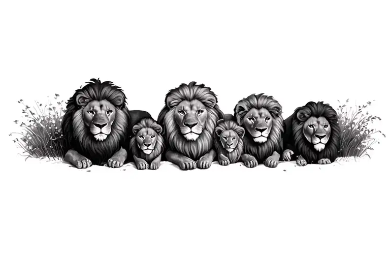 Lion Family