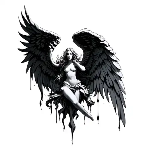 Gothic Sigilism Icurus Falling Angel