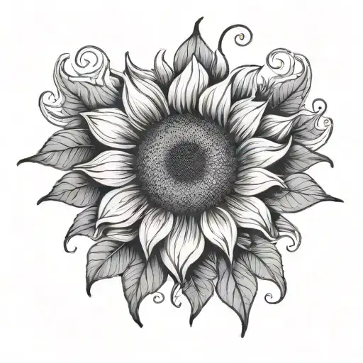 Royal Blue Heart Shaped Sunflower