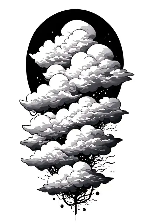 Let The Cloud Tattoo Write In Black And White 27 And Minel Garap