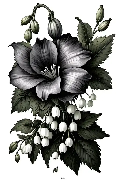 Campanula And Lily Of The Valley