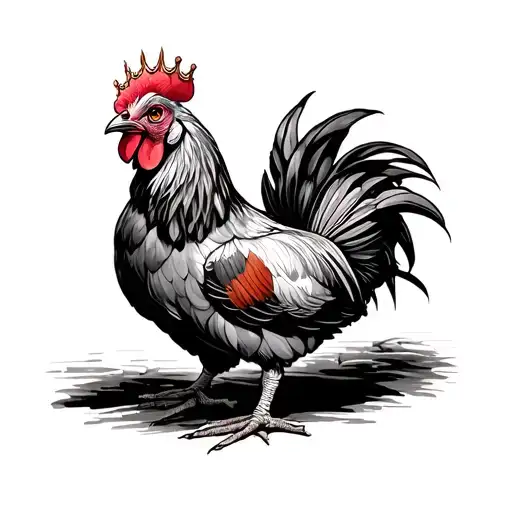 Philippine Hen With Crown