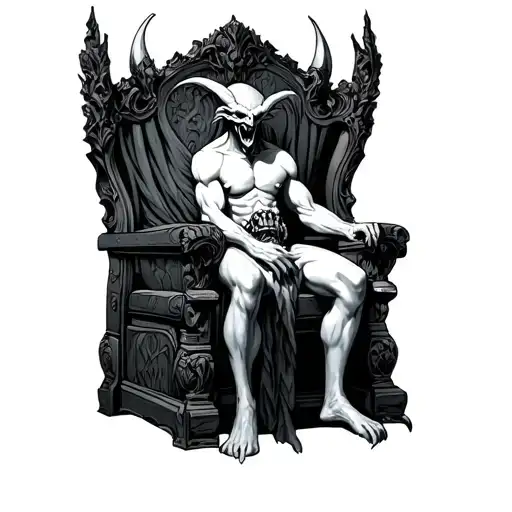Demon On Throne Made