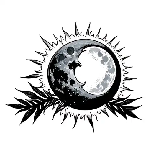 Sun Wrapped Around Moon