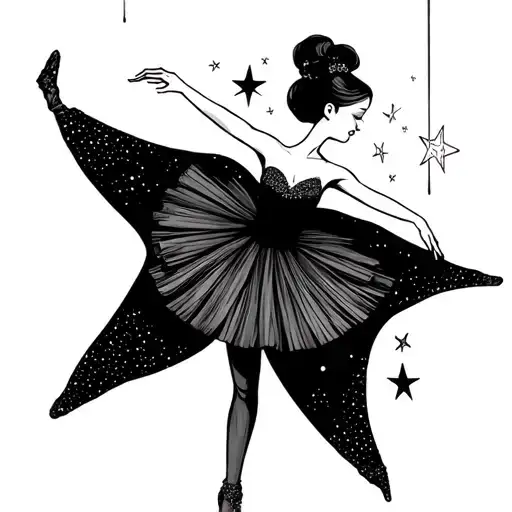 Ballerina With A Being A Star