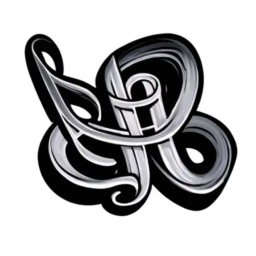 Music Notes Intertwined