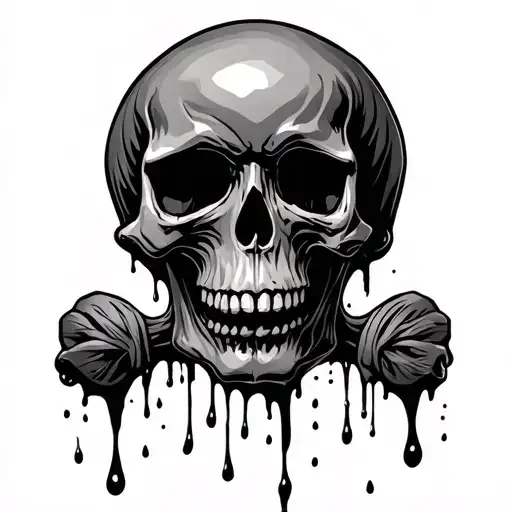 Dripping Skull