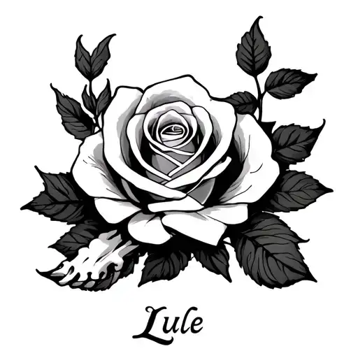 Bones And Rose With Last Name Lule