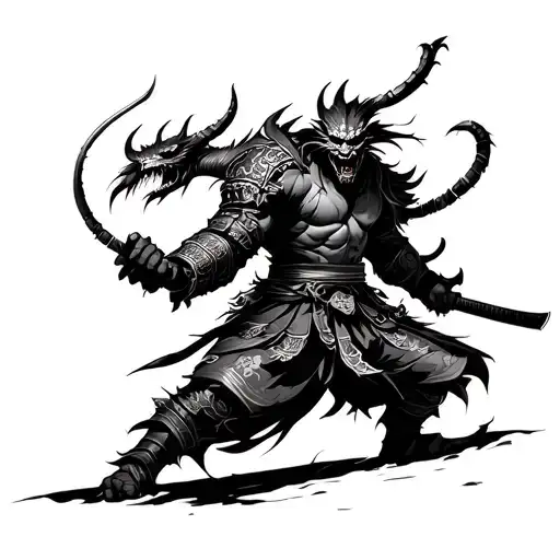 Demon Samurai Warrior