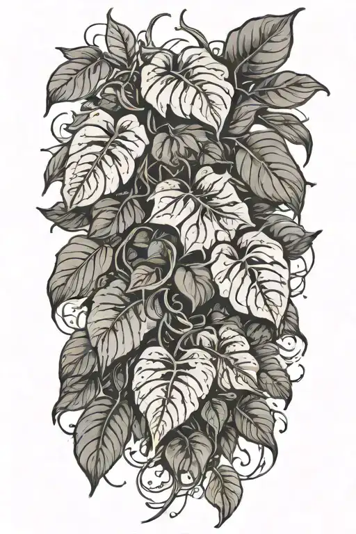 Pothos Vine Thin Long