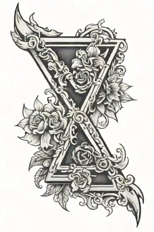 X With Florida Carved